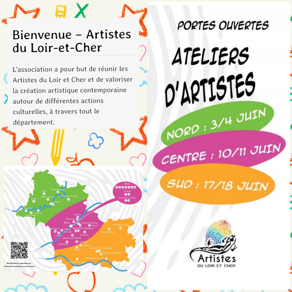 📣 #teamPE du Loir-et-Cher... Quand les ateliers de nos artistes s'ouvrent : De très belles rencontres  pour peut- être de futurs projets en EAC !
➡️artistesduloiretcher.fr/wp-content/upl…