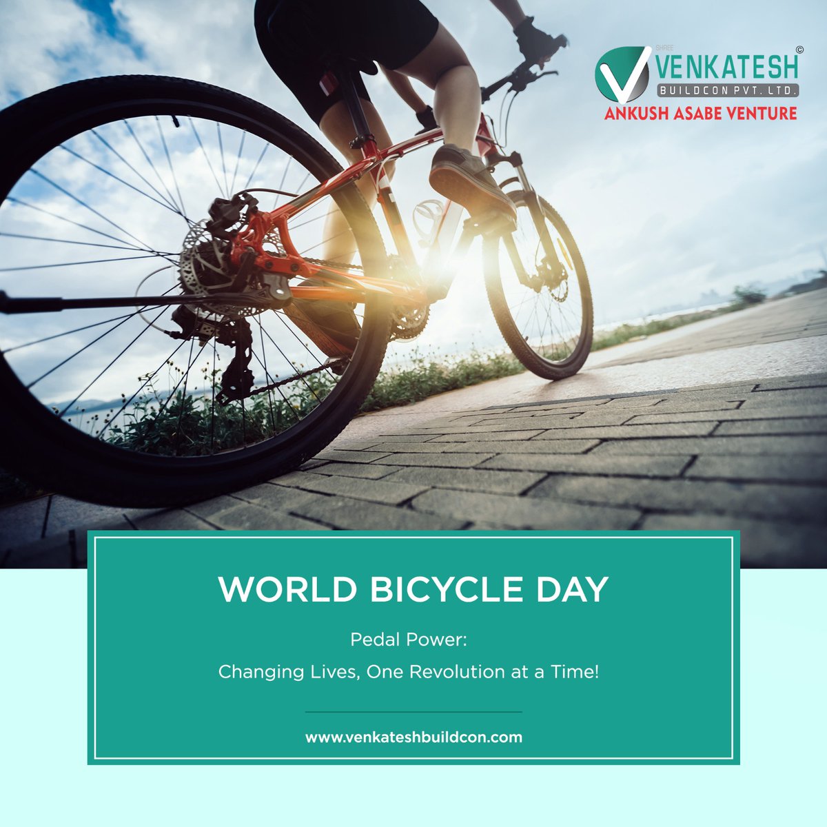 Join the pedal-powered revolution and celebrate the joy of cycling. Let's ride together towards a greener, healthier future!
#WorldBicycleDay #PedalPower #bicycleday #bikeday #cycling #bicyclelove #CyclingNation #sustainabletransport #bikeforhealth #cyclingculture #rideeverywhere