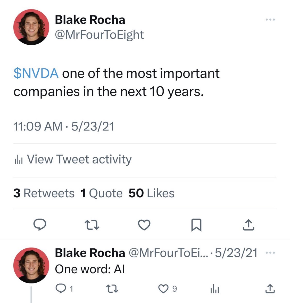 Who could have predicted  being a top stock for the next decade? 🔮