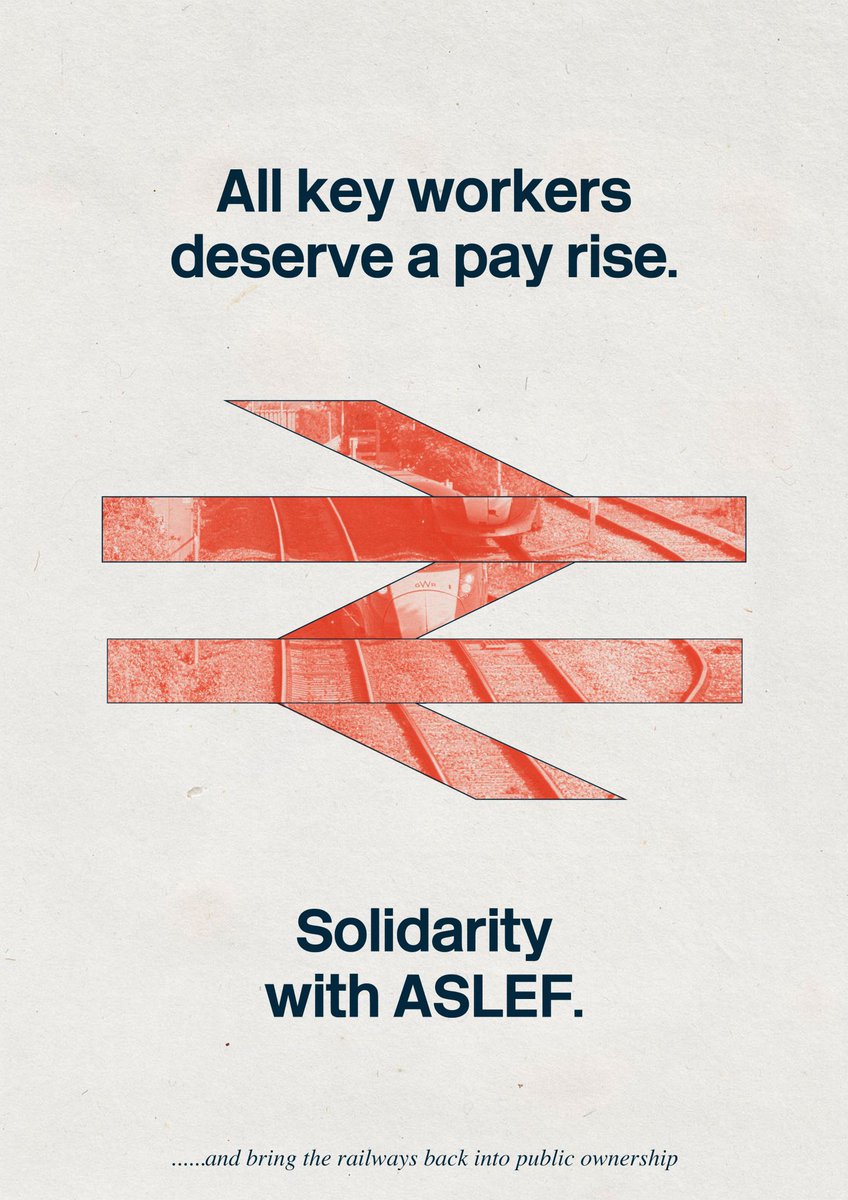 Solidarity and support to all my fellow <a href="/ASLEFunion/">ASLEF</a> colleagues who are taking industrial action today in support for a fair and decent pay offer and protection of terms and conditions.