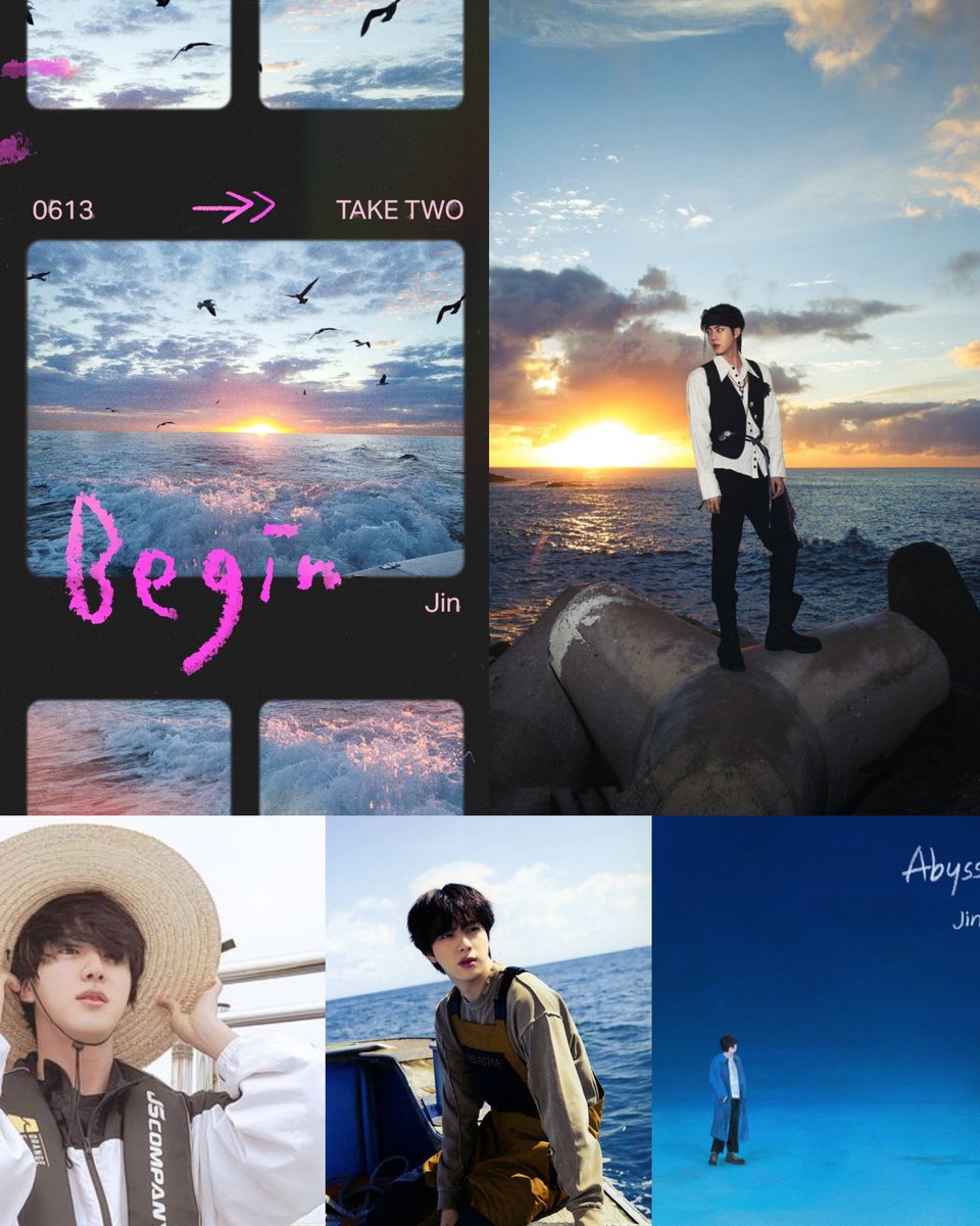 There's something extremely beautiful about seokjin & sea concept!! 🌊 🐺

#Jin_BEGIN #방탄소년단진 #BTSJIN