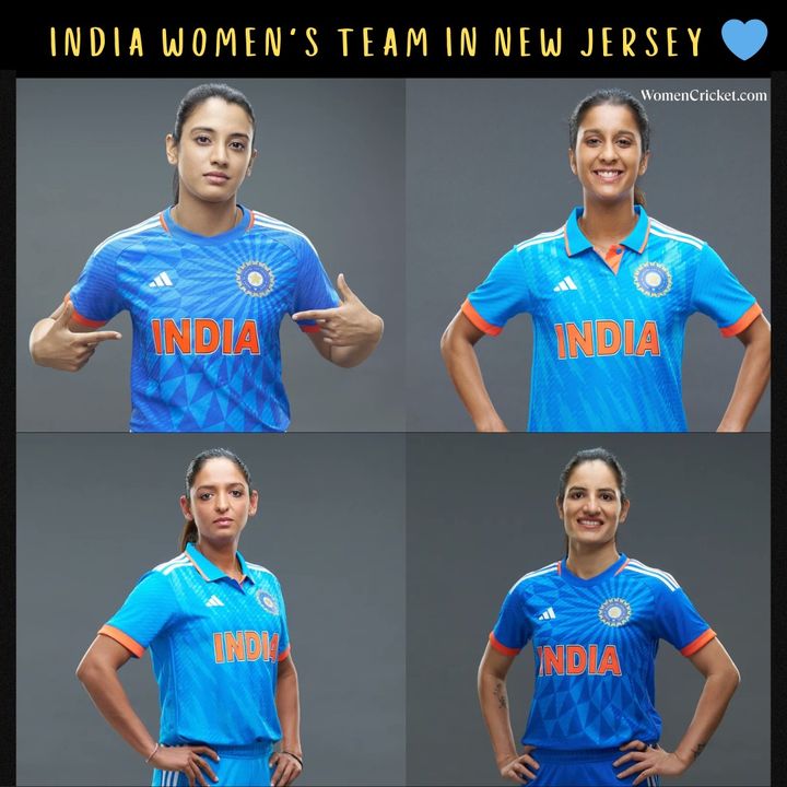 India Women's team in new jersey!

#cricket #india #bcci #women #sports #smritimandana #harmanpreetkaur #jersey #new #cricketnews #Latest #CricketTwitter #WomenCricket