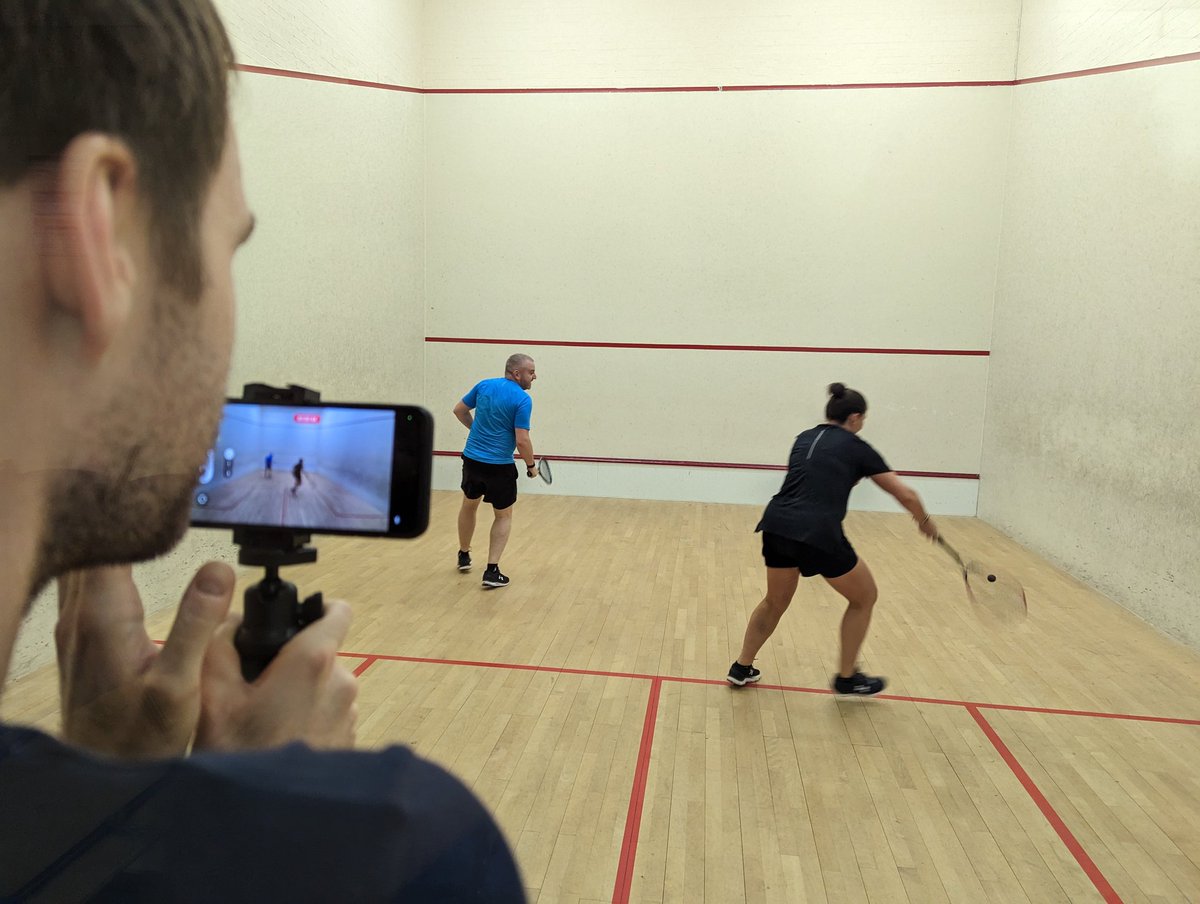 lichfieldsquash's tweet photo. #LightsCameraAction ... We've been filming this week to produce our first ever promo video! Over to Dom now to stitch it together. Thanks to everyone we filmed and for giving thoughts on why they #lovesquash and our club. Thanks to Jules and Dom for creative & technical input ๐ https://t.co/BYgMv5hOq1
