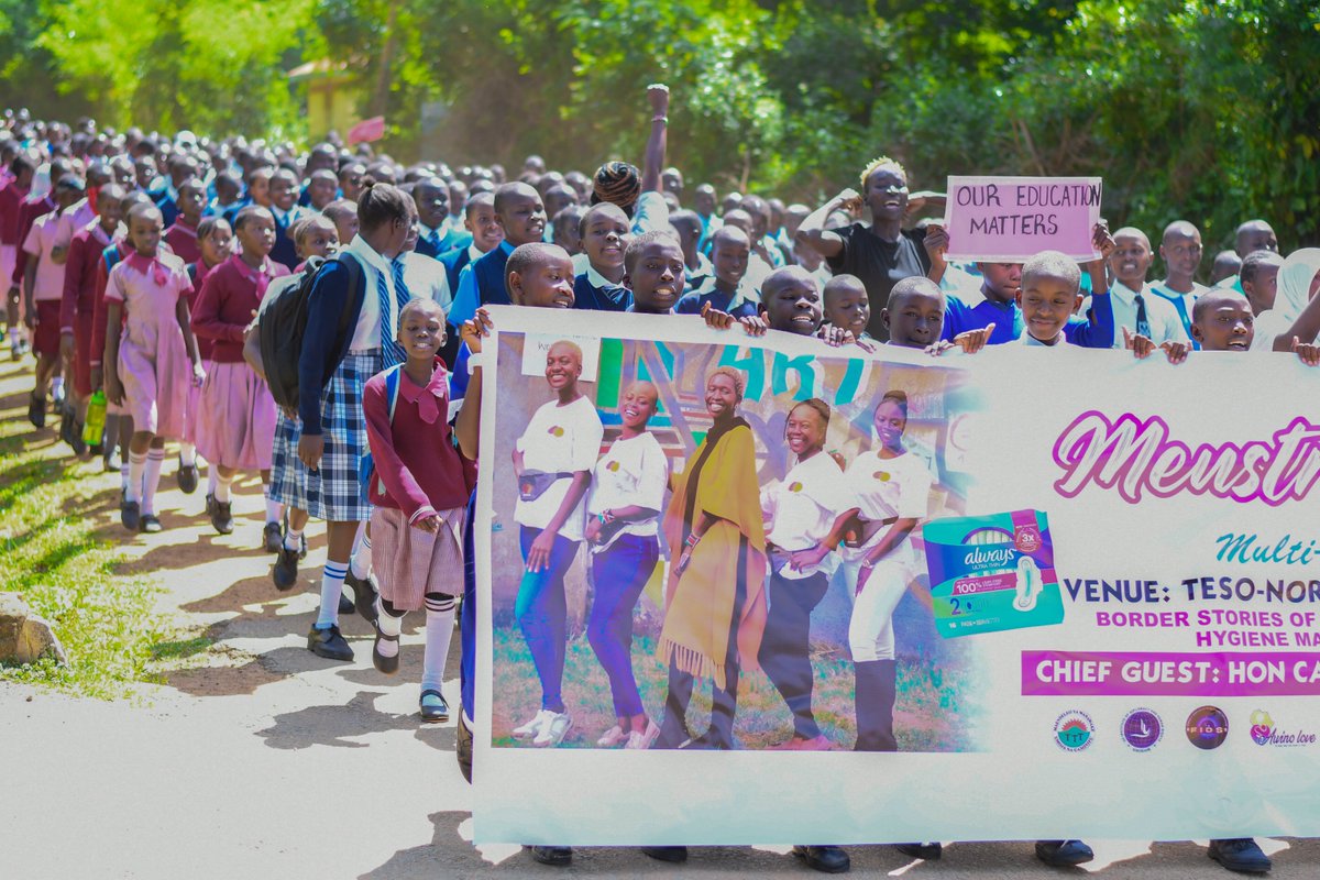 AbukayoM's tweet photo. World #Menstrual Day 2023 in pictures!
We held our celebrations in #Teso which was characterized by panel sessions, #MHMWalk & #MHMPledge.
Adolescent-led Campaign it was!
We distributed dignity kits to 800+ adolescents.
Thank you to all our partners and well-wishers https://t.co/OSbO5ioj8O