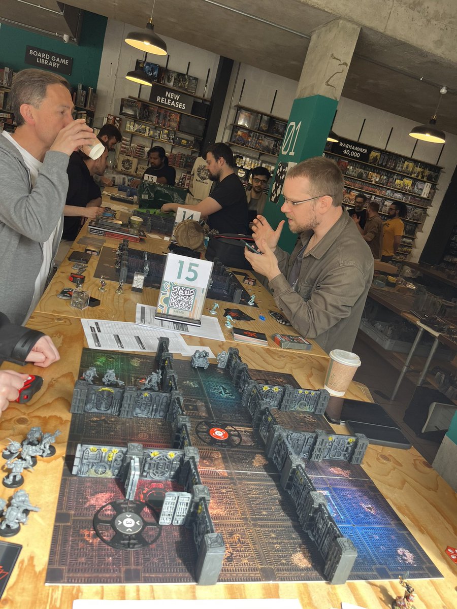 Narrative #killteam tournament under way at @BadMoonCafe2