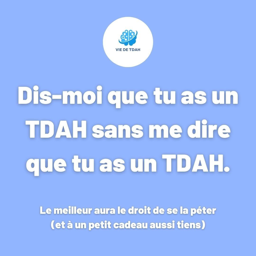 Vie de TDAH tweet media