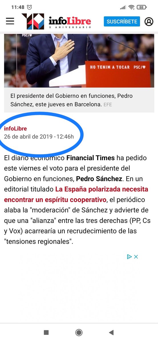 Momoluu1's tweet photo. El artículo de The economist es del 26 de abril de 2019 sanche debe estar muy desesperado para basar su campaña en este artículo.ciudadanos no se presenta. https://t.co/ezIOf3bs15