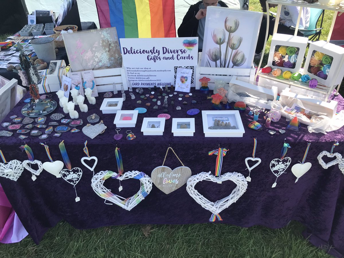 delicious_gift's tweet photo. All set up and ready at @YorkPride 💕🏳️‍🌈🏳️‍⚧️The weather is going to be glorious! https://t.co/uUFG9TUd9c