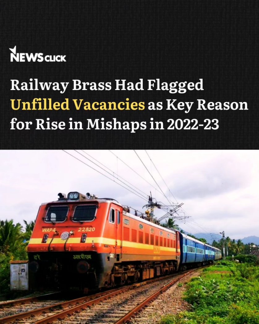 #OdishaTrainAccident : Amid flagging ‘modern’ Vande Bharats and Amrit Stations, how much has the Modi government spent on passenger safety?

newsclick.in/railway-brass-…

#odishatraincollision #odisha #indianrailways #vandebharat #trainaccidents #railwayministry #newsclick