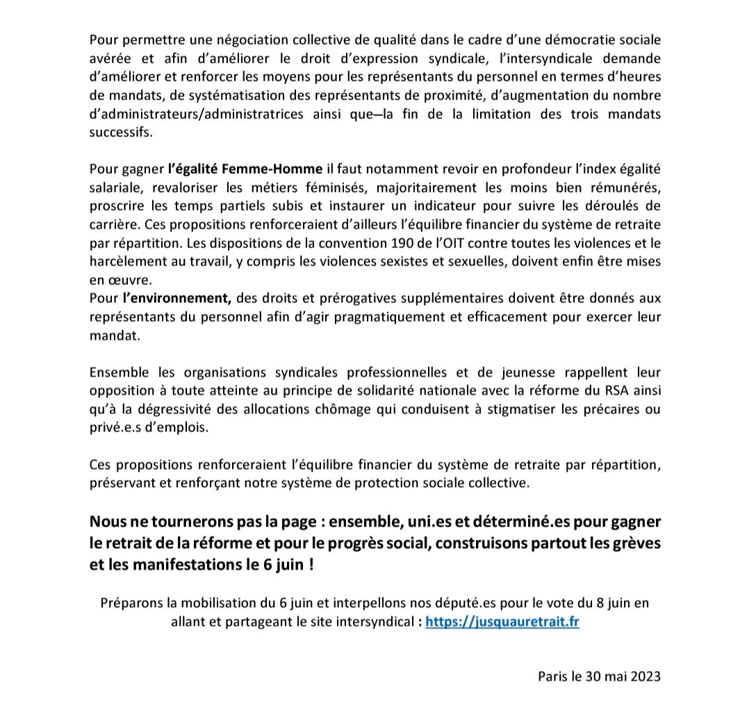 SNJ_national's tweet image. ⤴️ ➖️ 3️⃣ 

NOUS NE TOURNERONS PAS LA PAGE !

SALAIRES, RETRAITES, PROGRÈS SOCIAL, rendez-vous mardi 6 juin ! 
✊️✊️✊️ 

#StopRetraiteMacron 👊 
🥁🥁🥁💥💥💥