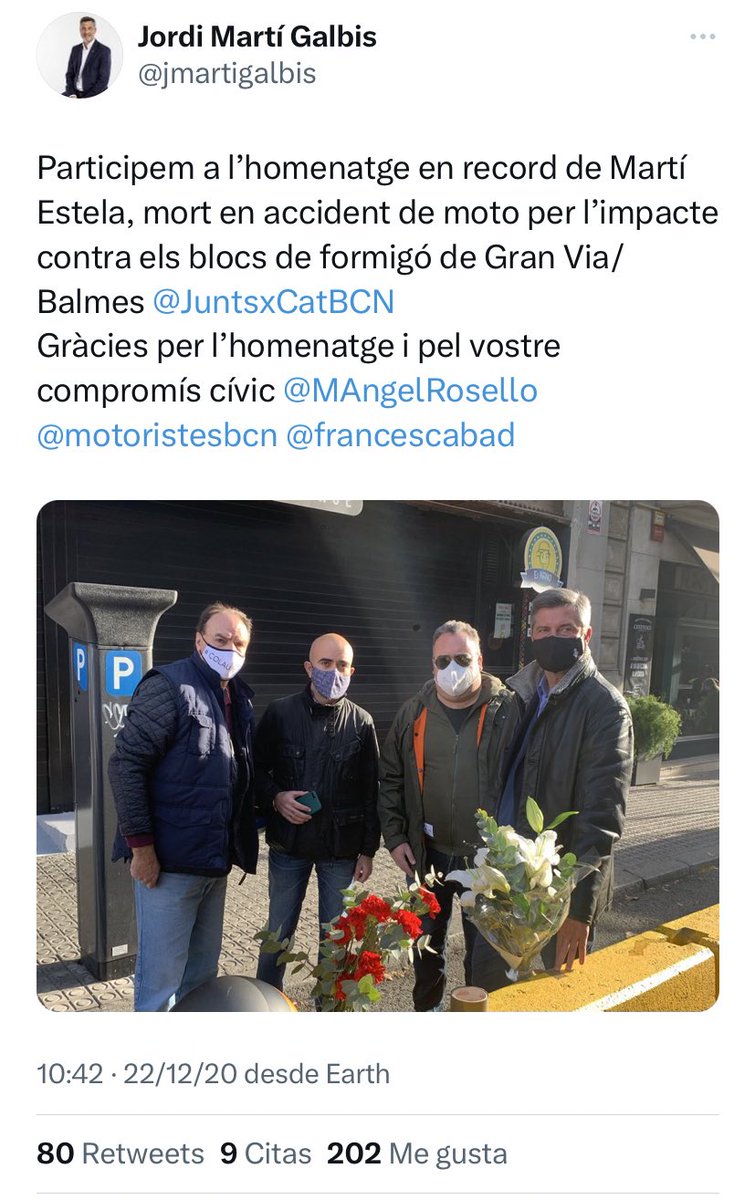 lk__94's tweet photo. @btvnoticies Los de @JuntsxCatBCN que utilizaron la muerte de un motorista para hacer campaña contra Colau, qué van a hacer ahora? Mucho se van a gastar en flores por promover ese medio de transporte tan mortífero. https://t.co/cFU74AZSZ2