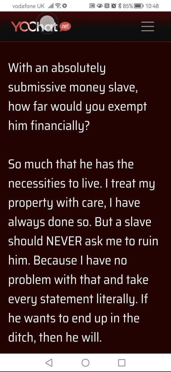 franfinsub's tweet photo. I found this gem within one of the @LizzLaReign links. Well worth reading the full interview. It gives a fascinating insight into an exceptionally beautiful, greedy &amp; powerful Financial Dominatrix. A true Goddess! I'm tempted to ask for what she says a slave should NEVER ask for. https://t.co/Bq63CQaDNp
