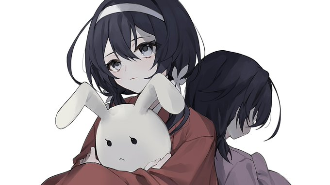 「ahoge stuffed bunny」 illustration images(Latest)