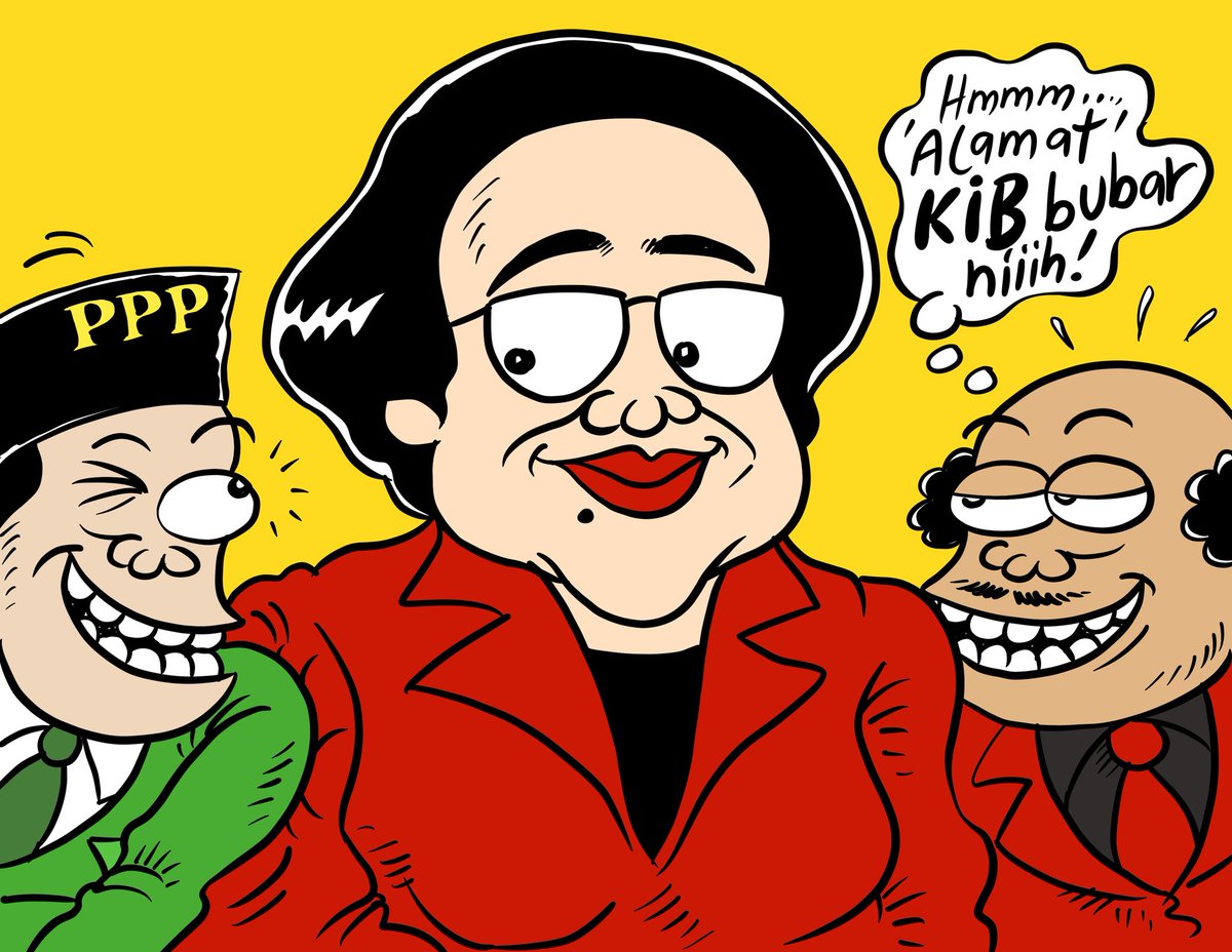 Namanya juga politik, tidak ada lawan yg setia kan #politiksantundalamkartun #politikindonesia #micecartoonofficial