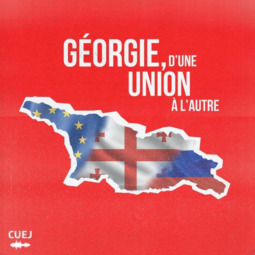 🇬🇪 Après un mois passé dans ce pays tiraillé entre Russie et Europe, le podcast des étudiants du <a href="/CUEJ_info/">Cuej</a>, 
« Géorgie, d’une union à l’autre », est en ligne

👉🏻 Deezer : deezer.page.link/8nYdtAyXi5jPbV…
👉🏻 Spotify : open.spotify.com/show/3wIfN9hs8…
👉🏻 Apple Podcast : podcasts.apple.com/us/podcast/g%C…