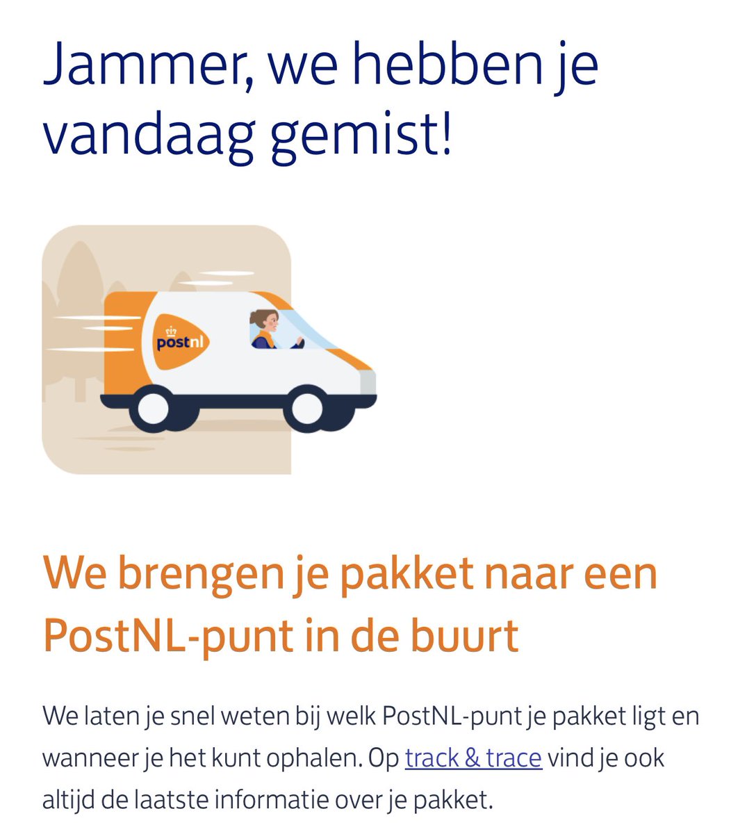 sjongtung's tweet photo. @PostNL dit is Bullshit ik ben gewoon thuis ook de buren kregen een zelfde melding van jullie terwijl iedereen aanwezig is.  Melding moet zijn: jammer, maar wij skippen jullie adres wederom 🤡 https://t.co/eJhspyKRrP