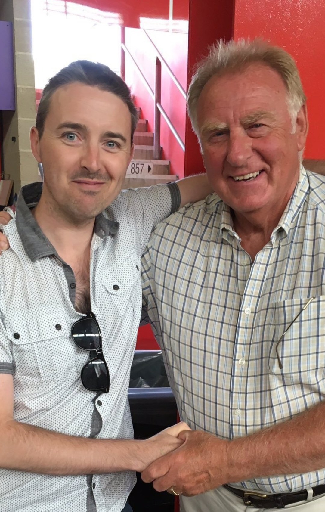 Mark Sanderson on Twitter "Me and Big Dave Merrington looking like the