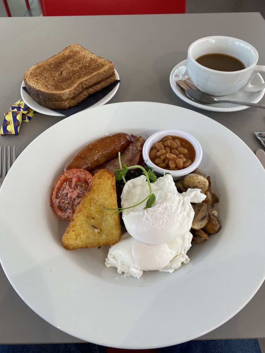 The best full English on the planet expertly crafted as ever by chef Ian top man visit Strawberry Field Liverpool a must for John Lennon fans great venue,great staff great cause