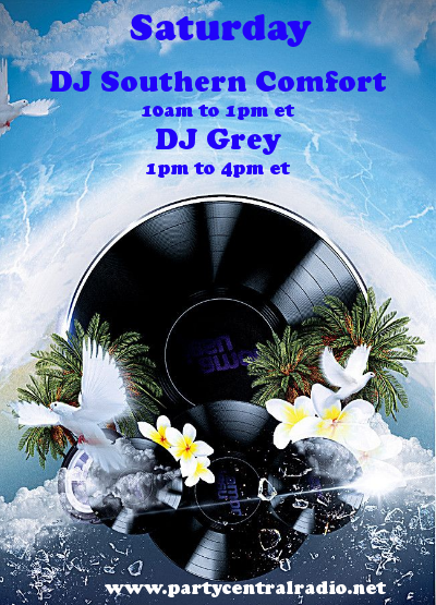 Saturday: Beat the heat by staying indoors and letting the music mix of partycentralradio.net keep you entertained all day long