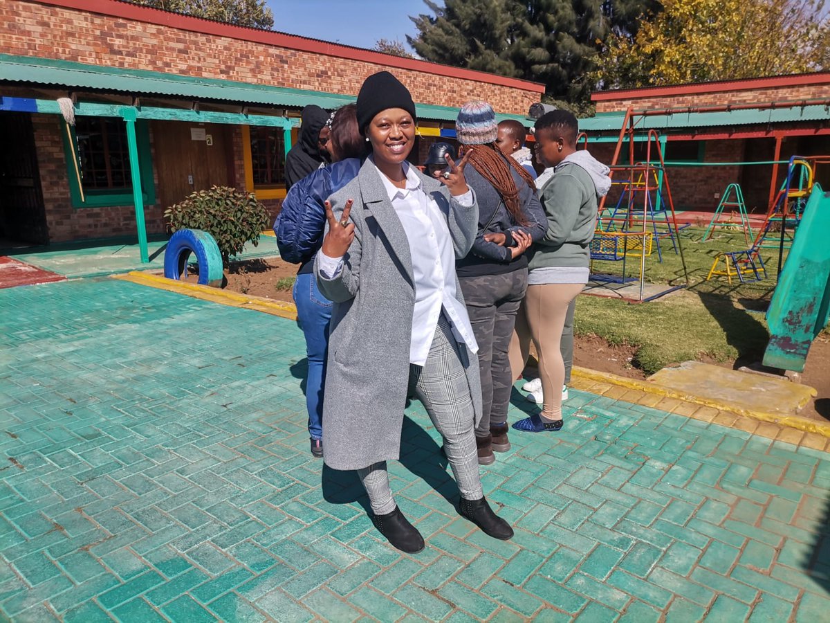 SowetoFor's tweet image. Our ECD Practitioner Pinki Mdunge from Happy Day Care in Jabulani Soweto, buzz with excitement as she conducts her parent engagement meeting on #playfulparenting #caregiverlearningthroughplay #ECD @LEGOfoundation  @NtataiseSA