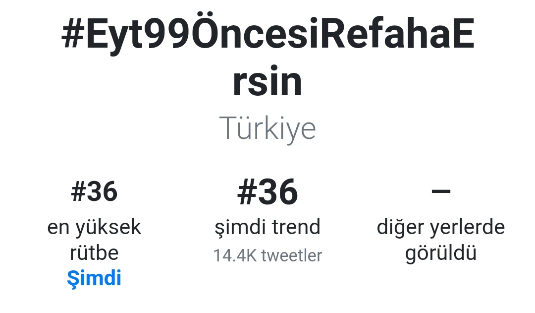 LÜTFEN DESTEK OLALIM ÇİFT TAG YAZMADAN TAGIMIZA YÜKLENELİM 
#Eyt99ÖncesiRefahaErsin