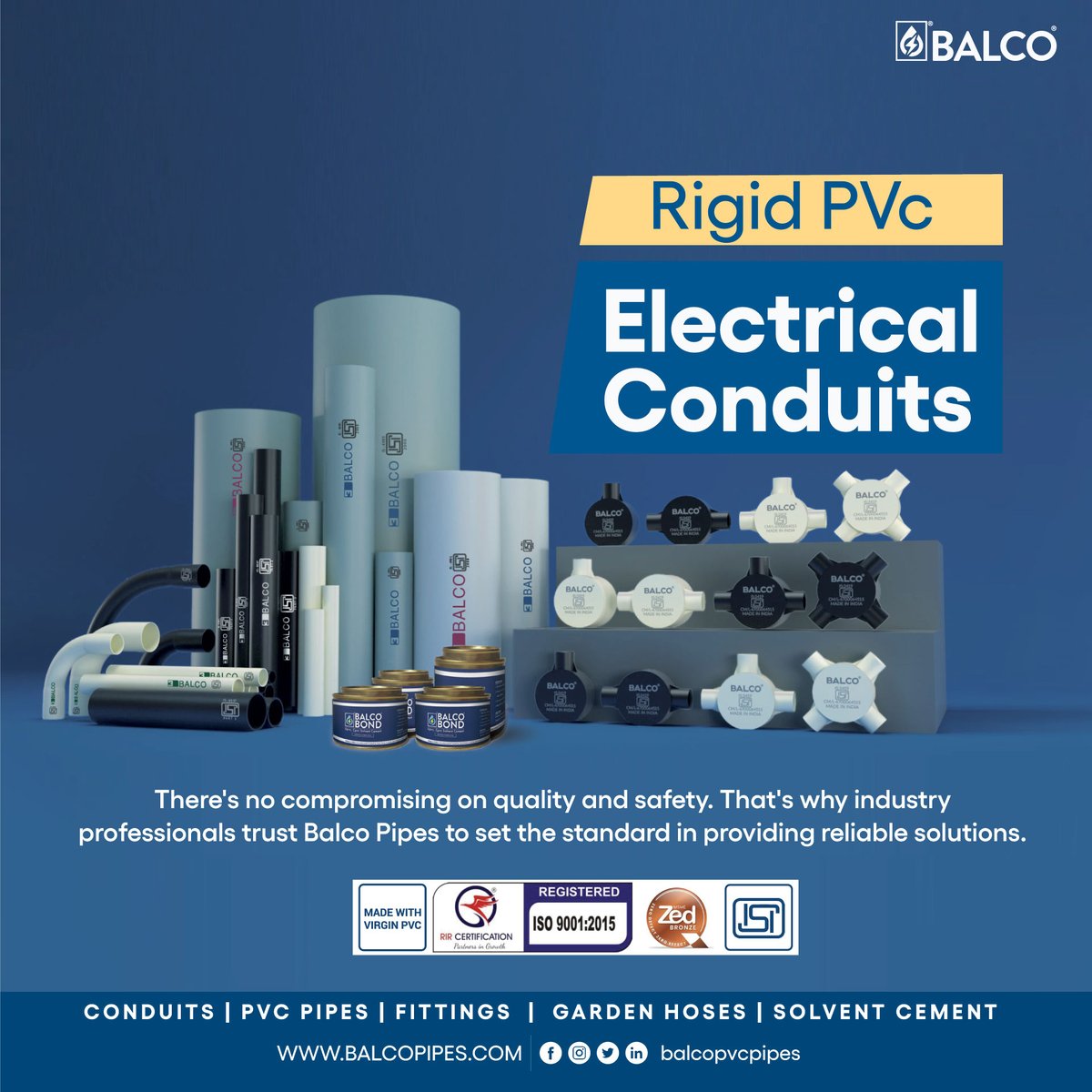 balcopvcpipes's tweet image. 💡With Balco Pipes, you can rest easy knowing your electrical installations are protected and built to last. 📷 #balcopipes #electricalconduits #qualitymatters #industrystandard #reliablesolutions #trustedname #excellenceinelectrical #superiorperformance