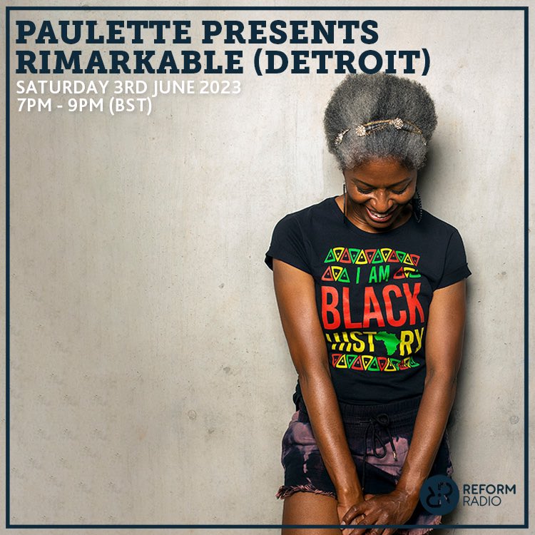 Tonight’s the night if u hit this link right 😁 reformradio.co.uk/show/paulette-… .@iamRimarkable brings the big Chicago / Detroit / .@DefectedRecords .@classicmusicco energy to #PaulettePresents on .@ReformRadioMCR  #OnAir 📻 from 7pm - 9pm (U.K.) 03/06/23 #addtodiary #tunein #donotmiss