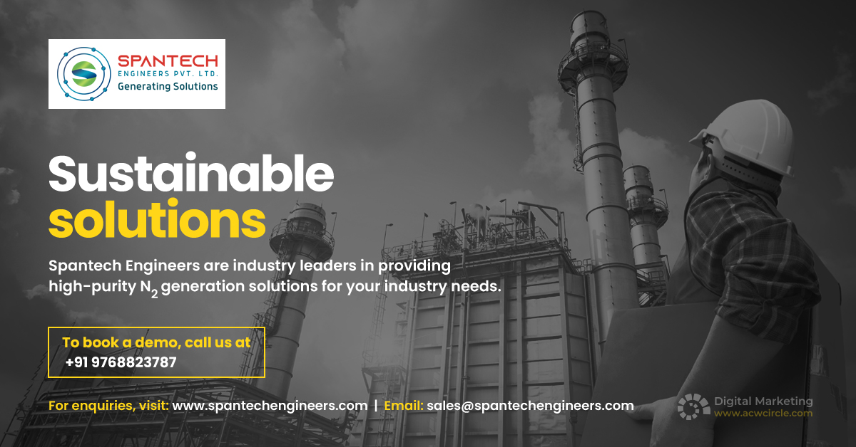 spantecheng's tweet image. Spantech Engineers are industry leaders in providing high-purity N₂ generation solutions for your industry needs. visit: spantechengineers.com  

#Spantech #spantechengineers #psanitrogengenerator #n2generator #nitrogengasgenerator