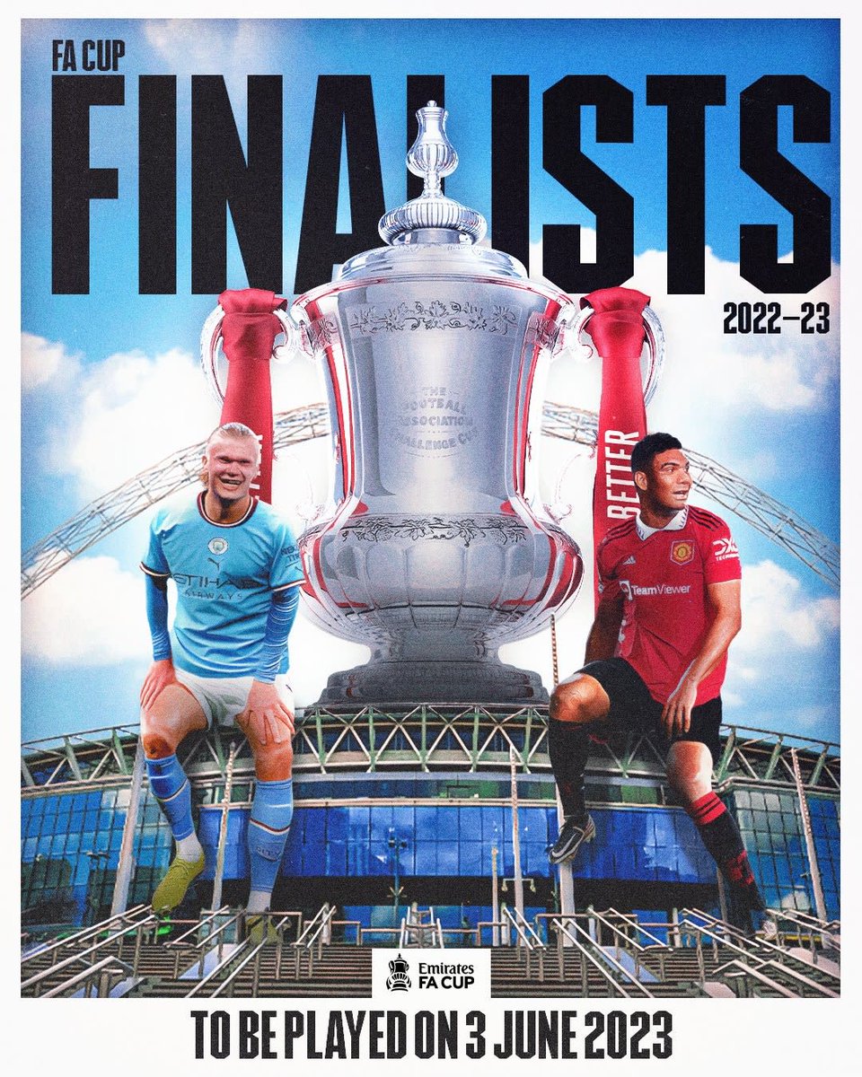 ExeterRadford's tweet photo. ⚽️⚽️ It's the big one! FA Cup Final live today. Join us for what should be an awesome match. 

Man City are going after the Treble while Man Utd will do everything to defend their previous Treble achievement. 

Watch all the action on all screens 2pm, kick off 3pm. https://t.co/aj2rJvEiyp