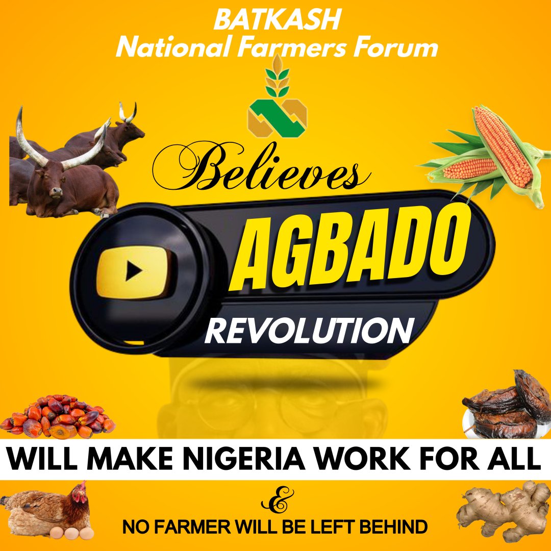 #Agbadovolution: ABEG NIGERIANS, of All The Food We Eat in This Country of 200Million People Tell Me The One That Does Not Include or Involve Maize (AGBADO), Cassava, Yam, Rice, Wheat, Sorghum and Soybeans? 

Meanwhile What Industries Do We Have in Nigeria That is Bigger Than