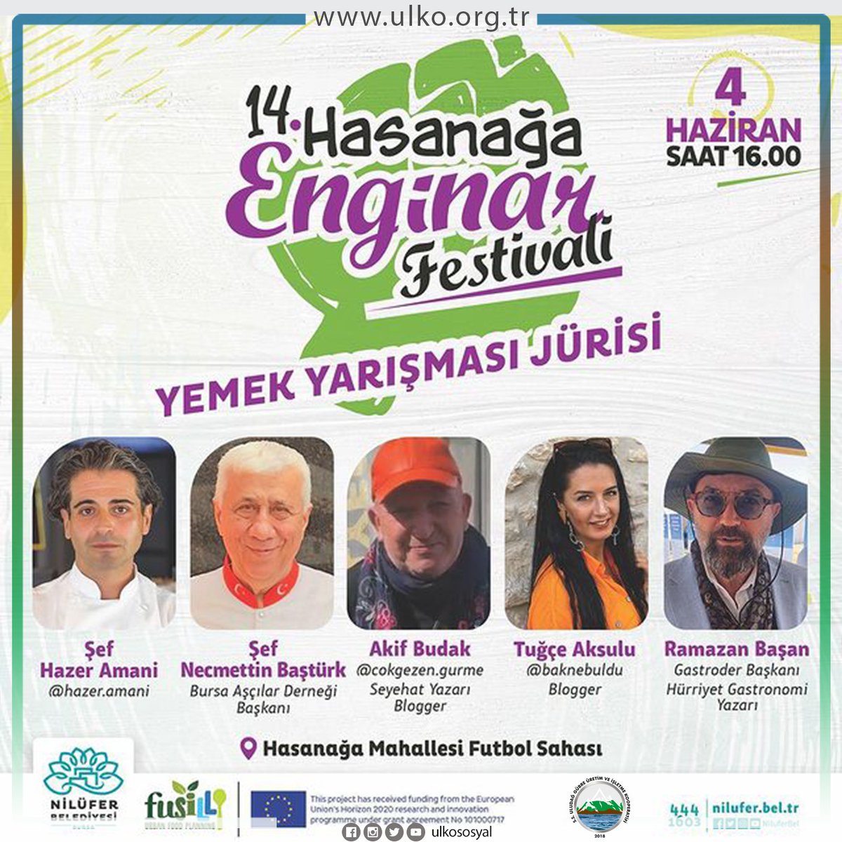 Yarın (4 Haziran Pazar) Nilüfer Belediyesi'nin düzenlediği Enginar Festivali'ndeyiz. Standımıza bekliyoruz. 🙏🏼 #ulko #enginarfestivali2023 #nilüferbelediyesi #organikgübre
