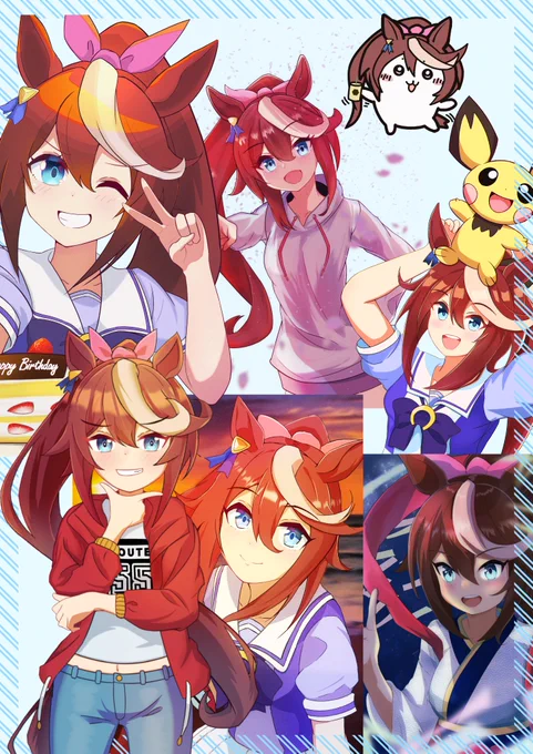 こんなにトウカイテイオーを描いてたっぽい!! #描いたウマ娘まとめ