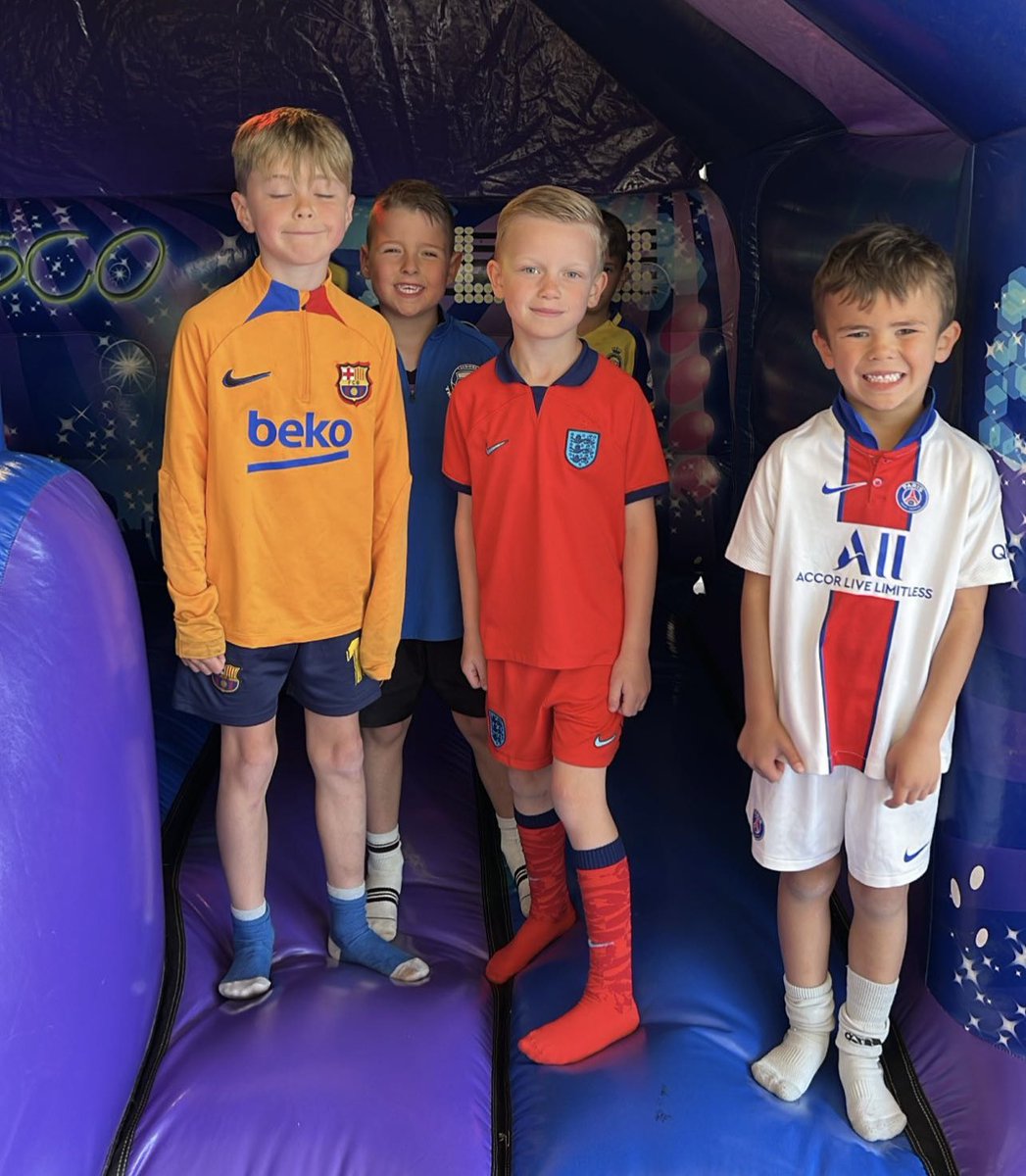 stayactiveSC's tweet photo. Finishing half term camp with a great ⚽️ tournament, 🪩 bouncy castle and visit from the 🍦 man!

Thank you to everyone that joined us this week - information on registering for the summer holidays will be available shortly! ☀️ 

#stayactivesportscoaching https://t.co/YjqcyWBRLQ