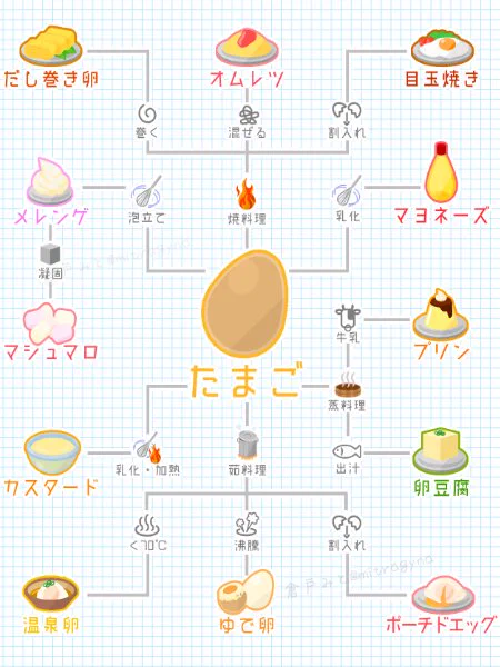 卵の可能性は無限大！調理法でこんなに変わる『卵フローチャート』♪
