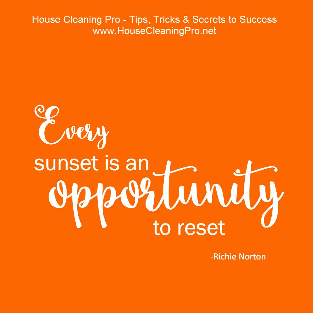 HouseCleanPro's tweet photo. "Every sunset is an opportunity to reset."

#motivation #inspiration #success https://t.co/lTR5gTPrNV