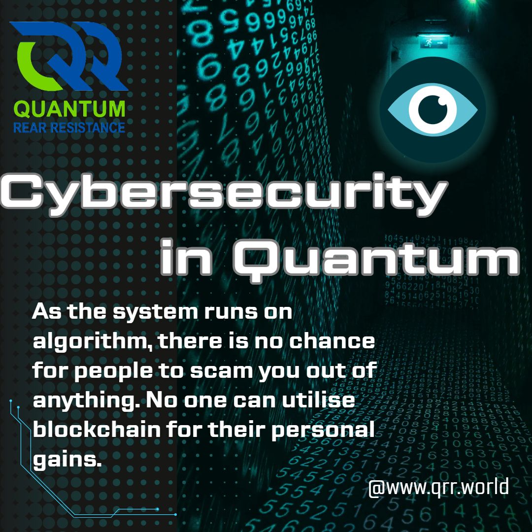 'Cyber security in QUANTUM REAR RESISITANCE.'💫
.
.
#qrr#quantumrearresistance#cryptocurrency #cryptocurrencynews #cryptocurrencytrading #cryptocurrencyexchange #cryptocurrencymining #cryptocurrencymarket #cryptocurrencycommunity #cryptocurrencys #cryptocurrencyinvestments