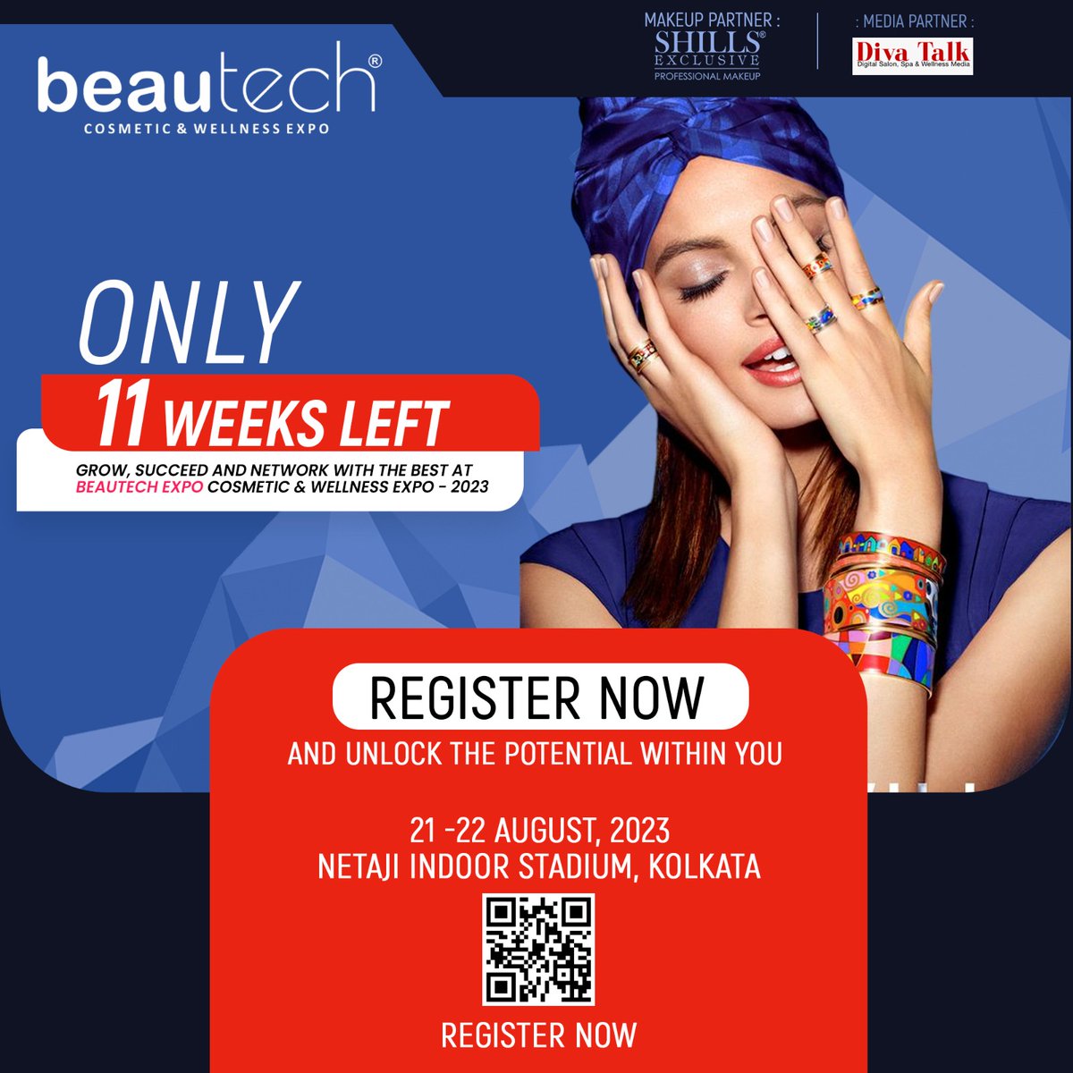 BeautechExpo's tweet image. event.beautechexpo.com/#/
Register Now
Don't miss out on the chance to be a part of Eastern India's 1st and Biggest Cosmetic &amp;amp; Wellness Expo.

#beautech #beautechexpo #cosmetics #wellness #beautytips #hairstylist #makeup #makeupartist #beautychallenge #btkolkata