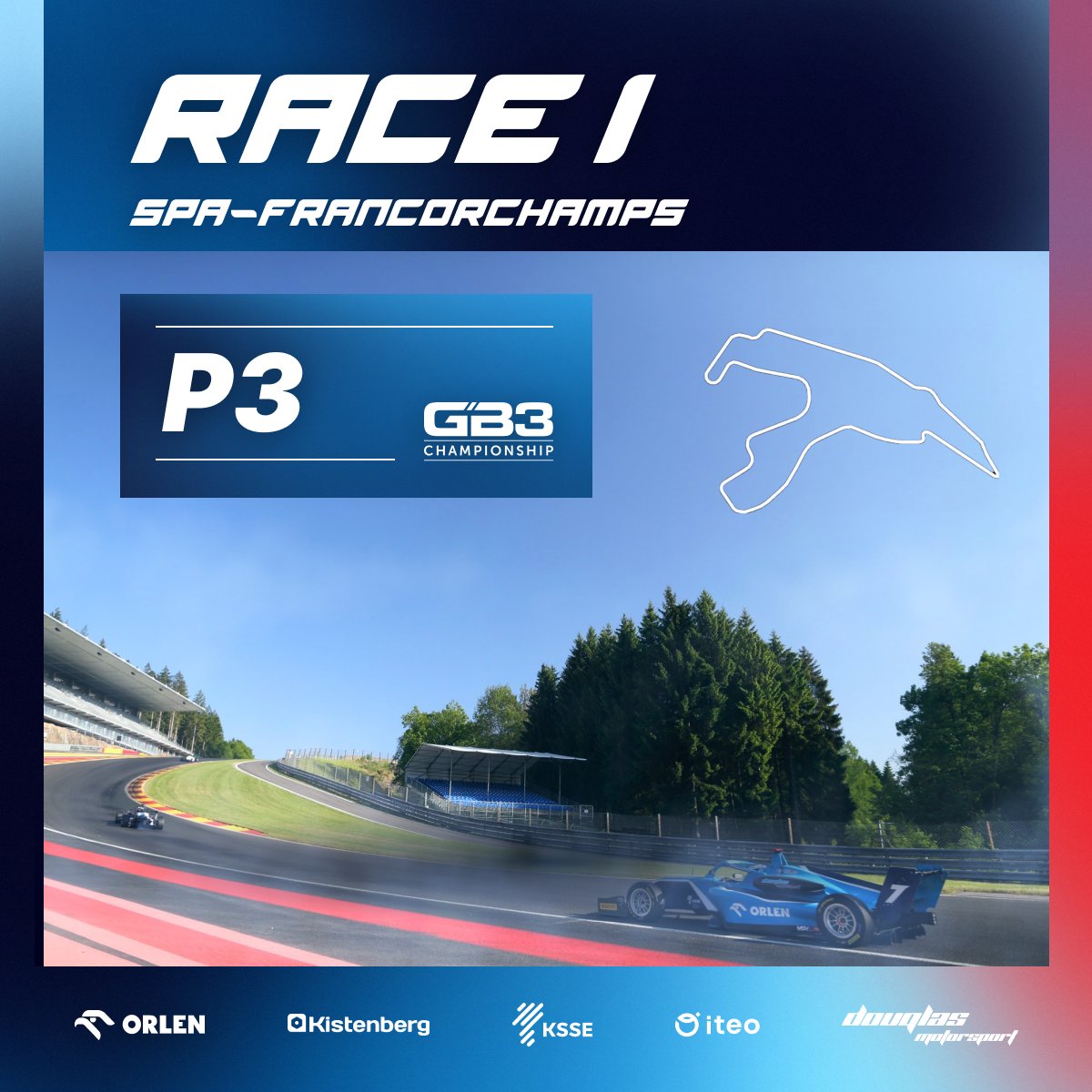 🏆TYMEK'S FIRST PODIUM IN GB3!🏆

He has finally made it! After a good start, the Pole showed good reflexes and anticipation, which allowed him to jump to 3rd place in the Les Combes, which he held until the finish line.

Huge congrats!!!  👏👏👏

#GB3 #ViaF1 #F1PL