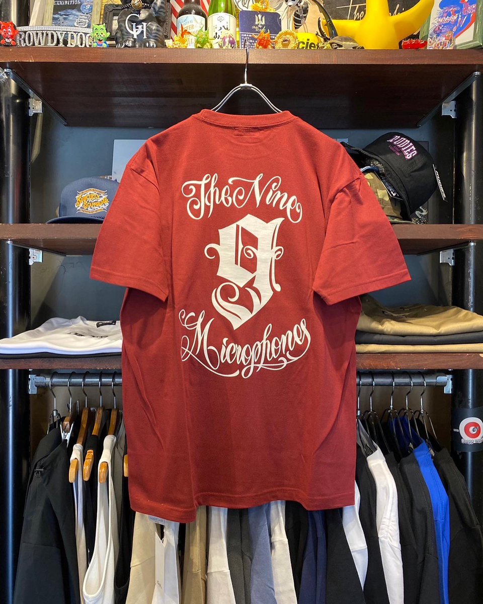 RIZRADHOUSE's tweet photo. New arrival

NineMicrophones

【9MC Crew TEE】

Price : ¥5400(tax in : ¥5940)
Color : Burgundy
Size : XL

ROWDY DOG OSAKA
Open 11:00 〜 Close 20:00
〒542-0086
大阪府大阪市中央区西心斎橋1-6-26
TEL : 06-6241-6692
https://t.co/byDG7tC5vL https://t.co/ExBhyGYX7l