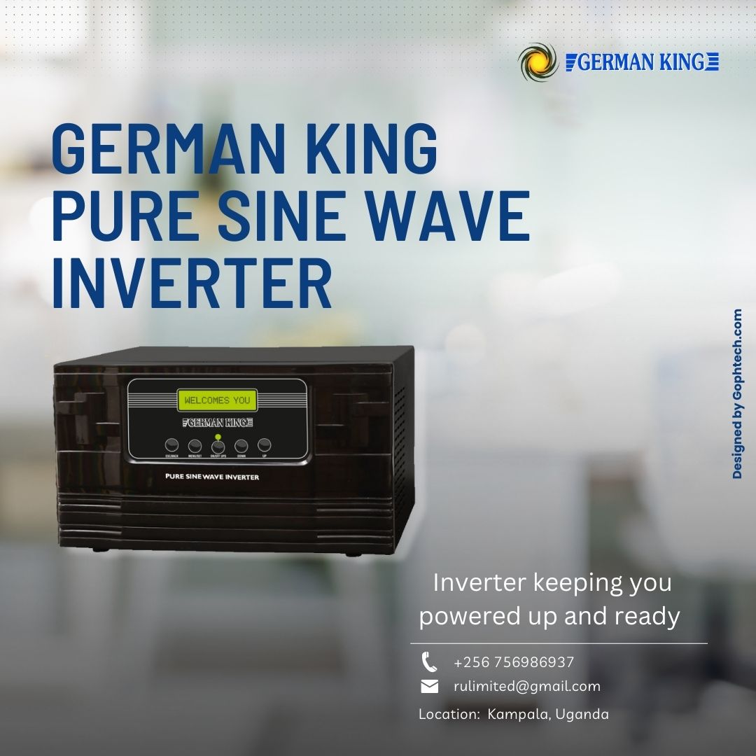 German king Pure sine wave inverter
Inverter keeping you powered up and ready
Contact: +256756986937
.
.
.
#solar #solarenergy #solarpower #solarpanels #renewableenergy #mamamoo #energy #hwasa #moonbyul #wheein #cleanenergy #solarsystem #greenenergy #kpop #energiasolar #gogreen