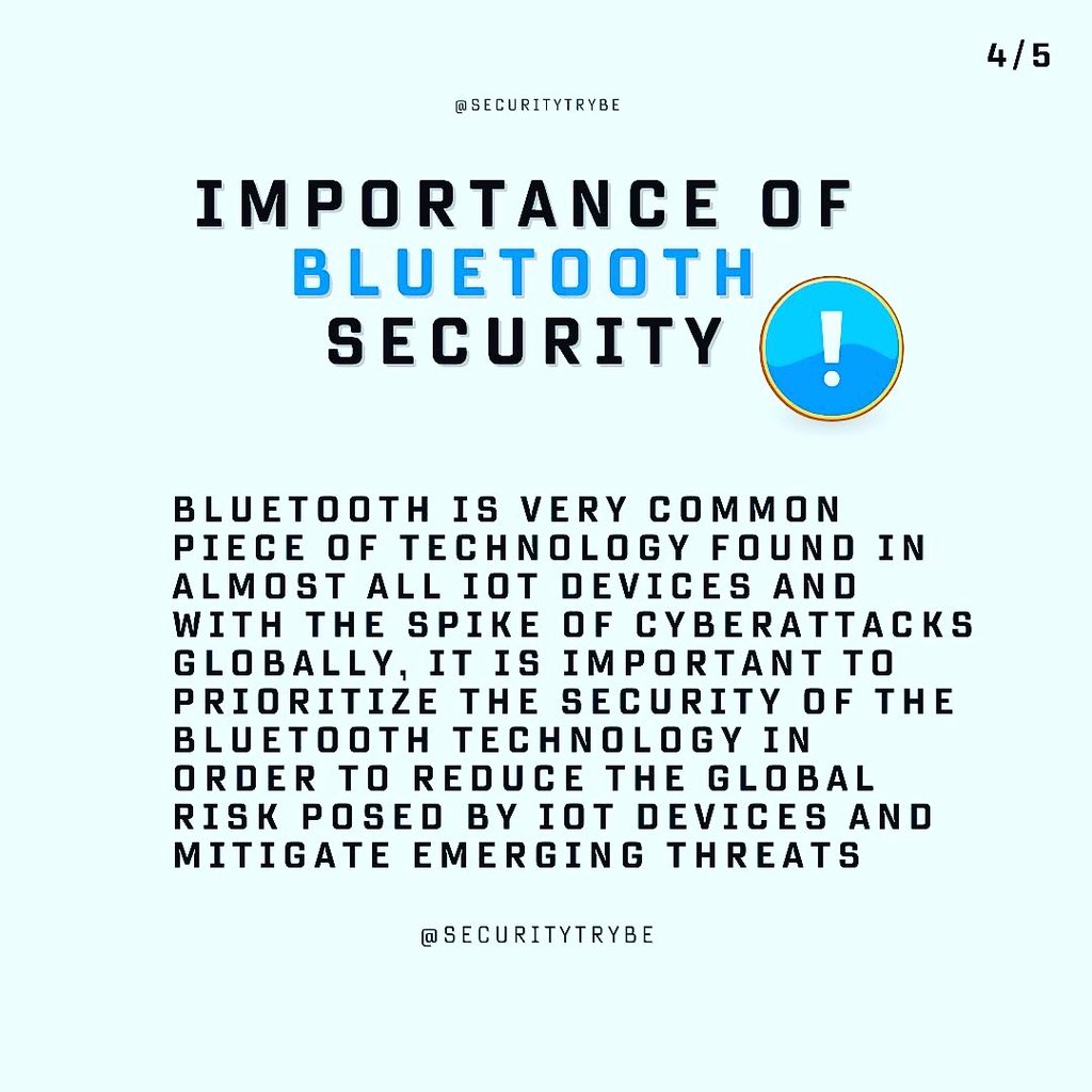 Can I Be Hacked Via Bluetooth ? A Thread Thread from Security Trybe