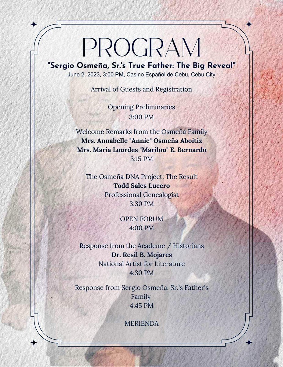 A 150-year-old mystery was finally answered by science yesterday: The true father of Philippine President Sergio Osmeña Sr, Cebu’s Grand Old Man, is Don Antonio Sanson. For years, many believed his father to be Don Pedro Gotiaoco, the patriarch of the powerful Go family that…