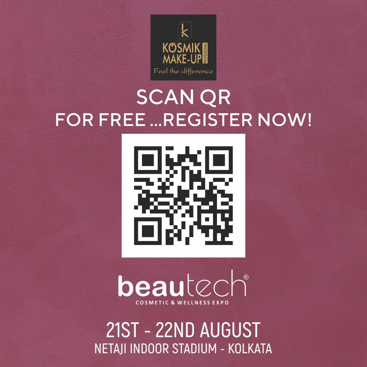 BeautechExpo's tweet image. event.beautechexpo.com/#/
Register Yourself Today
.
We are thrilled to announce that our upcoming events is on 21st and 22nd August 2023.
Eastern India's biggest beauty fair is going to happen.
.
.
#beautech #beautechexpo #cosmetics #wellness  #beautychallenge #btkolkata