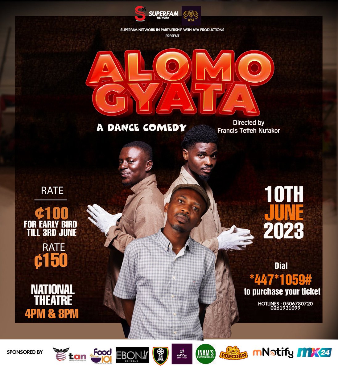 My next theatre Project. You're invited❤️
#Alomogyata