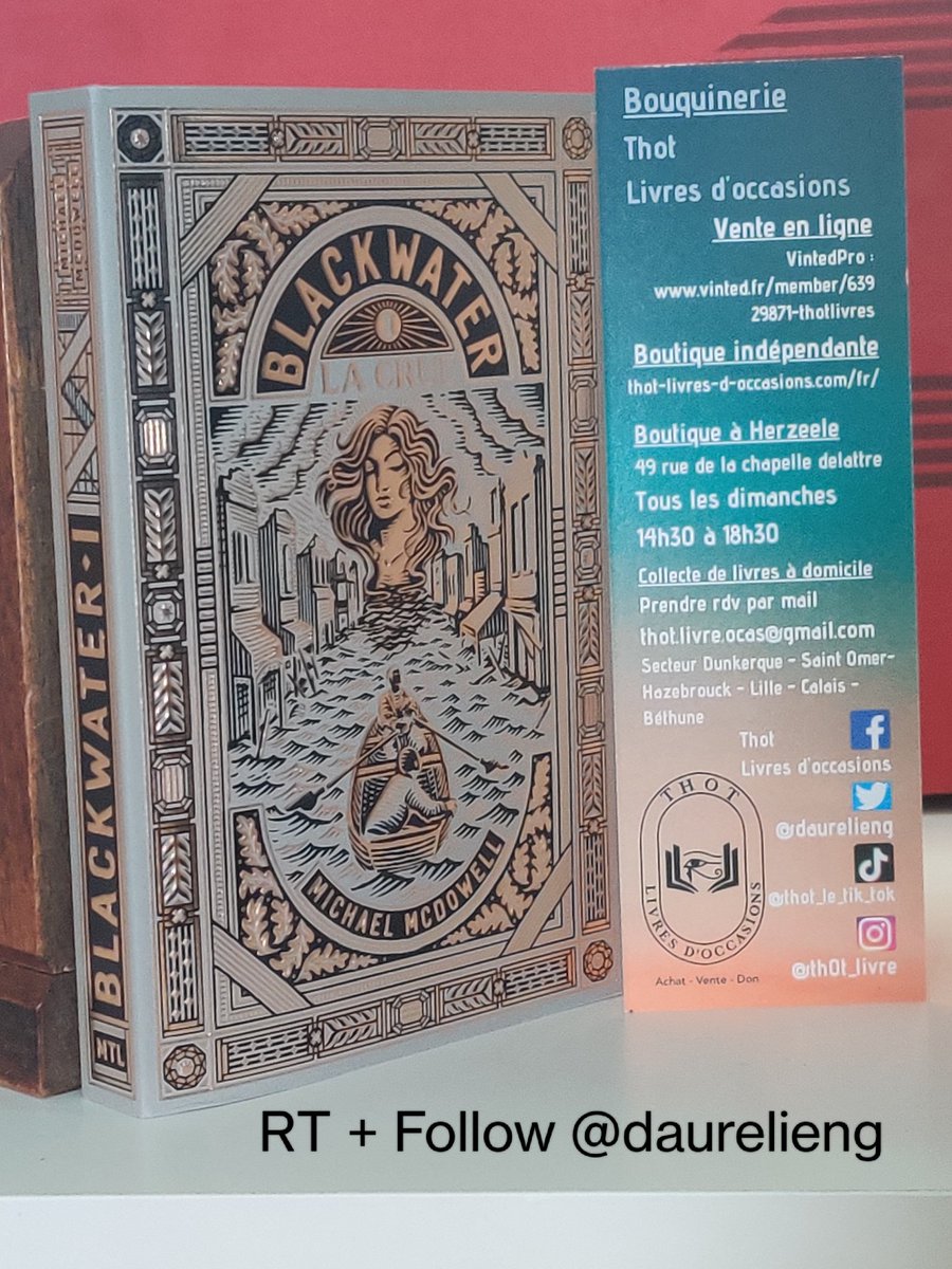 daurelieng's tweet photo. Chose promise, chose due !

Vous êtes désormais 5000 sur ce compte Twitter (ça commence à faire pas mal de monde, salut ça va), pour vous remercier je vous propose un petit concours 😊

RT + follow @daurelieng pour tenter de gagner le tome 1 de la saga Blackwater 🥰📚 https://t.co/GZqZVMnBjk