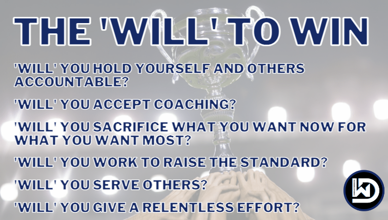thewinningdiff1's tweet photo. "You don't decide what win championships.
You decide if you'll do what it takes to win championships." -Jeff Janseen @janssenleader 

Do you have the WILL to win? https://t.co/IwuWoG8cGi