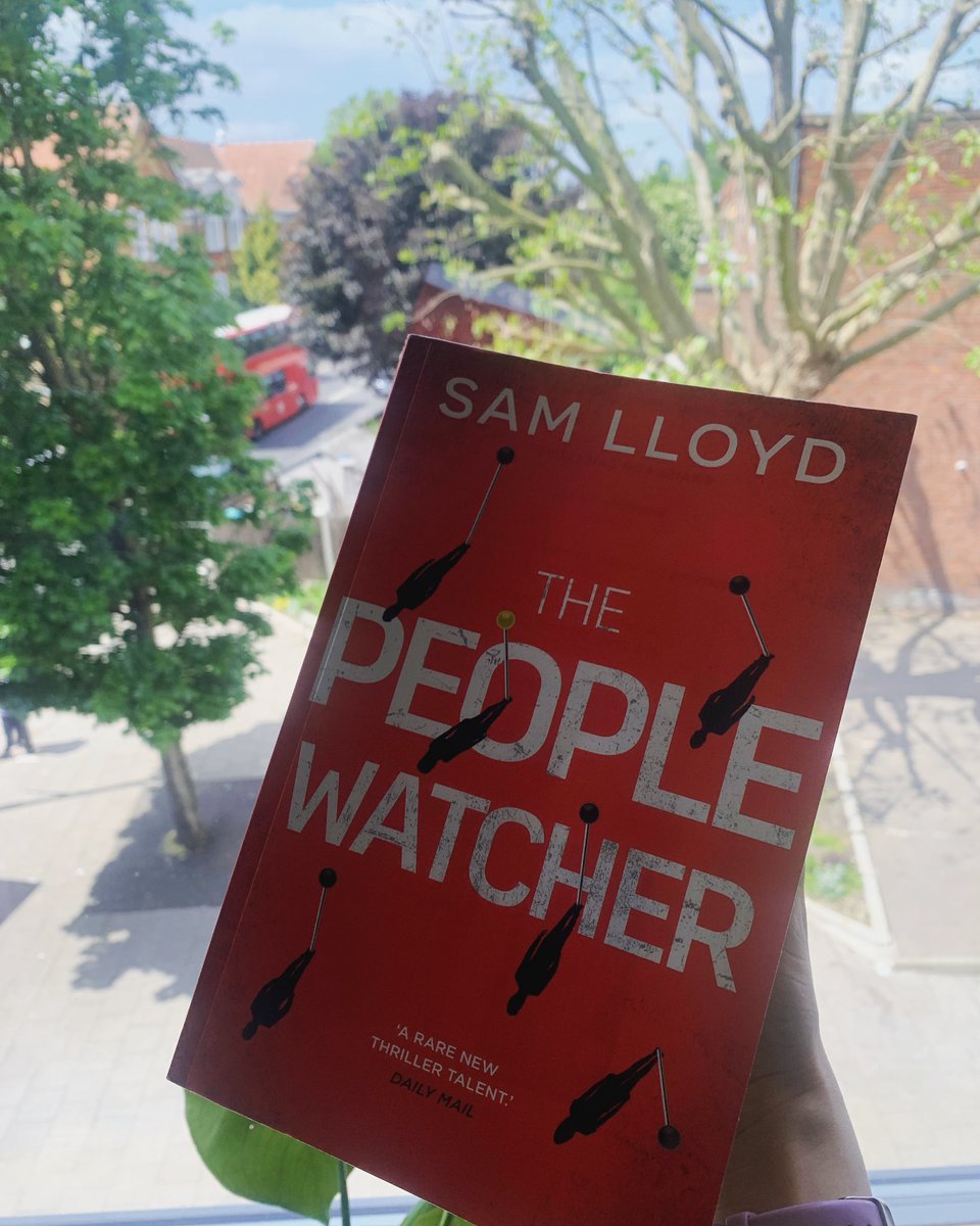 I’m #CurrentlyReading #ThePeopleWatcher 👀 by Sam Lloyd. Racing through it! Thanks for the proof @ThomasssHill 👍🏼