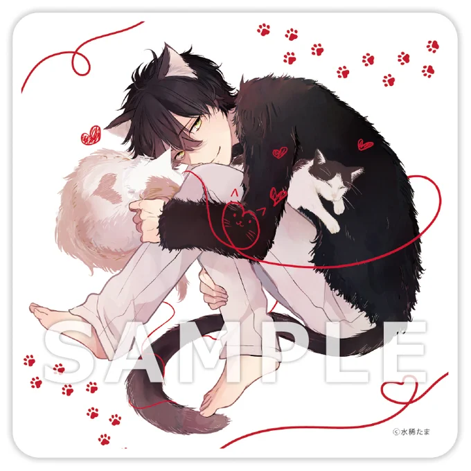 コミコミさんの猫助けオリジナルグッズ現在4種類のイラストで参加させて頂いています。お好みのイラストあれば是非覗いてみてください 