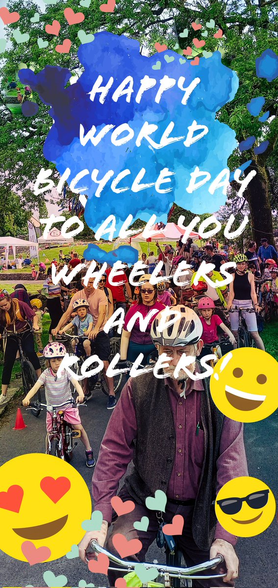 Everyday is Bicycle Day! But today is a special one! So have a good one, and wear suncream 😎

#PowerToThePedal #GalwayByBike #ArDoRothar #WorldBicycleDay