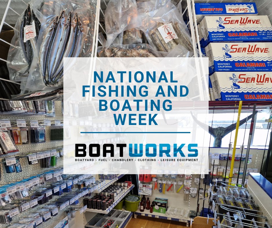 It is National Fishing and Boating week!
To celebrate get the best catch with fishing bait from Boatworks, visit the chandlery to get yours! 🎣 #FishingSeason #BoatworksGuernsey